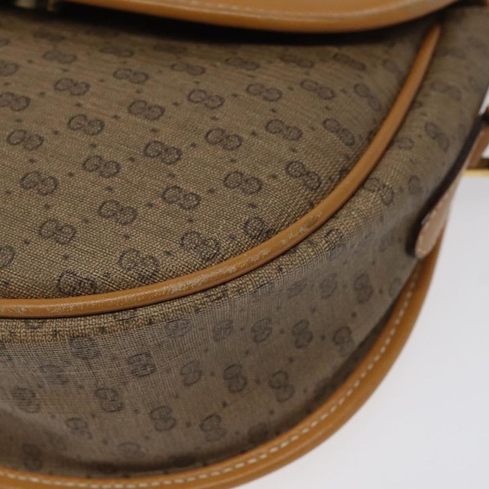 GUCCI Micro GG Supreme Shoulder Bag PVC Beige Gold 007 115 0074 Auth ki5748 - Picture 14 of 16